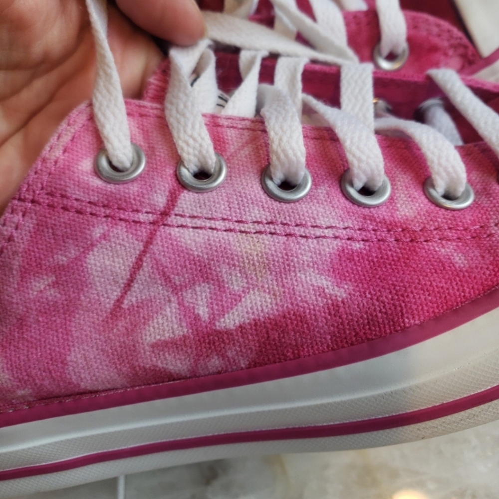 Pink Converse Tie Dye Sneaker - Picture 9 of 9